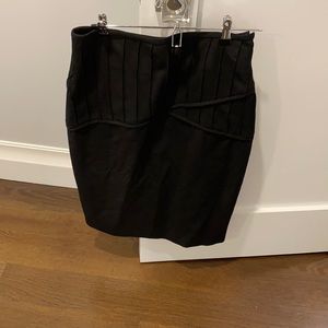 Catherine Malandrino skirt black size 8 fits a 6